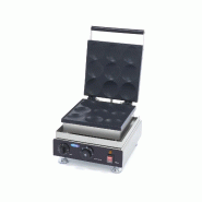 Maxima Appareil à crêpes - 9 Crêpes - Ø7,5 cm chacune – 30 × 38 × 26 cm – 1900 W - AKS-09374122