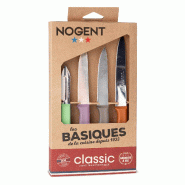 NOGENT 3 ETOILES Coffret De 3 Couteaux Et Un éplucheur 00098v - multicolore 3222632200987