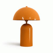 Now's Home - Lampe à poser en métal terracotta  brillant 25x25x37cm chloe - 3256390253985