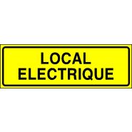 Panneau de signalisation - local electrique