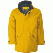 Parka de travail Doublure Matelassée jaune T.3XL Kariban - Fermeture zippée avec patte auto-agrippante et pressions invisibles Parka de travail Doublure Matelassée jaune T.3XL Kariban - Fermeture zippée avec patte auto-agrippante et pressions invisibles