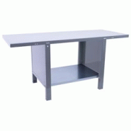 PROREGAL Etabli BUFFALO METAL | HxLxP 83x180x73cm | Capacité de Charge 700kg | Gris - gris métal PR_RS157-07 PROREGAL Etabli BUFFALO METAL | HxLxP 83x180x73cm | Capacité de Charge 700kg | Gris - gris métal PR_RS157-07