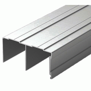 Rail haut 96 pour profil p300 anodisé argent 2,55m - SEED GAMMISTE - rh96sa25 - 650809