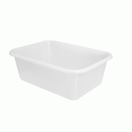 Schneider - Bac à pâte, HDPE - 20,0 L - blanc plastique 200960