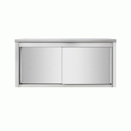 Skyrainbow Armoire murale suspendue en acier inoxydable, 140 x 40, avec porte - inox THWSR144