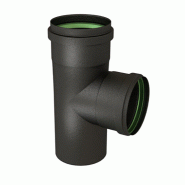 Té équerre 90° + joint viton ten - ø 100