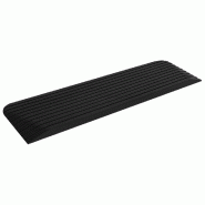 Vidaxl rampe de seuil 110x32x3,8 cm caoutchouc 150972