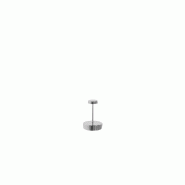 Zafferano Lampe de table LED Swap mini pro rechargeable et dimmable chrome poli - gris 8054144506166