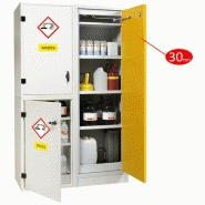 Armoire à produits dangereux - combiné 3 modules dont 1 coupe-feu 30 mn