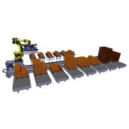 Robot palettiseur carton - sur rail - MAXIPAL® pour lignes de production centralisées Robot palettiseur carton - sur rail - MAXIPAL® pour lignes de production centralisées