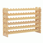 COSTWAY Cave à vin bois 72 bouteilles, 6 hauteurs au choix - beige Bois manufacturé VH35263ZM COSTWAY Cave à vin bois 72 bouteilles, 6 hauteurs au choix - beige Bois manufacturé VH35263ZM