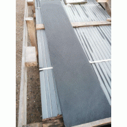Dalle ardoise ardésia sciée 200 x 30 - Gris anthracite - Rectangle - 200 cm x 30 cm x 3 cm