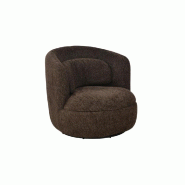 Fauteuil Chama marron -  Autre Bois Amadeus 83x85 cm - marron 3520071982625