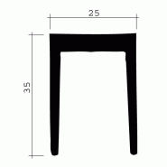 Joint caoutchouc pour chambre froide jcr-008_0