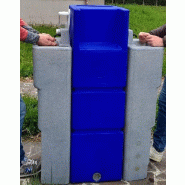 Lave-mains autonome - 2 lavabos - réservoirs 65L - système indépendant avec options Lave-mains autonome - 2 lavabos - réservoirs 65L - système indépendant avec options