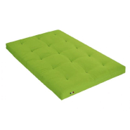 MATELAS FUTON POUR CANAPÉ FRESH COULEUR VERT PISTACHE COUCHAGE 140 X 200 CM