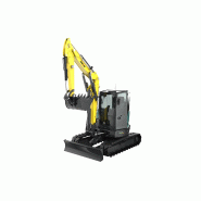 Mini-pelle - AMX 65 - AMMANN - Moteur diesel Kubota 61 cv Stage V - Flèche à volée variable