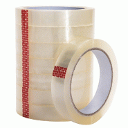 Ruban adhésif transparent 35µ - 19mmx66m - Lot de 8 rouleaux