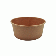Saladiers 700ml Carte ronde Ø150mm Kraft Couleur 50un - 6621312