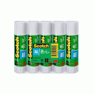 Scotch Lot de 5 bâtons de colle blanche, 21g (6221SF5) - 0000030064102