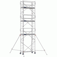 Échafaudage roulant aluminium DOCKER 85 version garde-corps EXMDS - Hauteur de travail : 8,90 m - DUARIB - 7120072 Échafaudage roulant aluminium DOCKER 85 version garde-corps EXMDS - Hauteur de travail : 8,90 m - DUARIB - 7120072