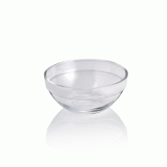 Bol Ø 20 cm H 9,5 cm verre trempé lot de 3 - Was Germany - transparent verre 4044925015837