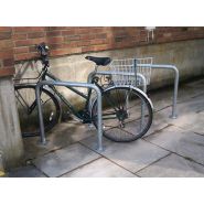 Bs2 - support vélos traditionnel - bike safe - a arceau galvanisé - acier souple