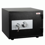 Décoshop26 - Coffre-fort ignifuge double sécurité serrure etcode 38x50x44 cm 19l métal noir 04_0006463 - noir 3000261775614 Décoshop26 - Coffre-fort ignifuge double sécurité serrure etcode 38x50x44 cm 19l métal noir 04_0006463 - noir 3000261775614
