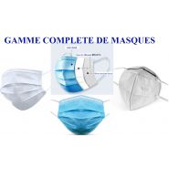 Gamme masques d'hygiène et protection