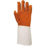 Gants de soudeur anti-chaleur - cuir croûte de vachette - Eurotechnique | 2620 Gants de soudeur anti-chaleur - cuir croûte de vachette - Eurotechnique | 2620
