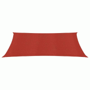 Helloshop26 - Voile toile d'ombrage parasol 160 g/m² 2 x 4,5 m PEHD rouge 02_0009257 - rouge 3000500182722