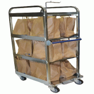 ITALCONCEPT L2G Chariot Drive 12 Sacs Avec Systeme De Frein, 1875 x 816 x 575mm - 3616350137906