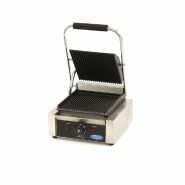 Maxima Grill contact - rainuré - plaque de gril simple - 22 cm – 29 × 30.5 × 21 cm – 1800 W - AKS-09300430