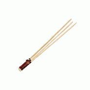 Nvase ECOLOMIQUE - 100 Pcs - Pique bambou triple branches "Teepi" 8 cm - Bambou NVS209BBTEEP8