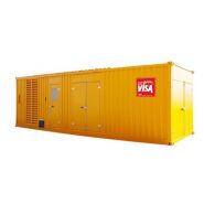 P 2250 co 50 hz triphasé groupe électrogène en container - visa -2500.0 kva