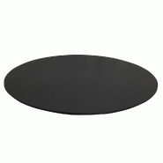 Plateau rond de table intérieur/extérieur Mésa Ø60cm en compact caviar