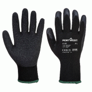 Portwest Gants Enduit Latex Noir M - Taille 8 - 8 noir A100K8RM