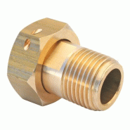 Raccord 2 pièces écrou compteur Laiton - 50*60 - 40*49 Raccord 2 pièces écrou compteur Laiton - 50*60 - 40*49