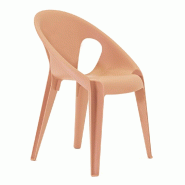 Lot de chaises empilables - Extérieur, Polypropylène recyclé - 16 Chaises Bell