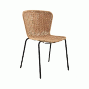 Chaise bloom, 83x51x53 cm, France Mobilier chr - 3760326527878