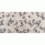 Chemin de table lin papillons 28cm x 5m