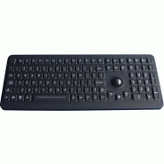 Clavier silicone avec trackball optique en boîtier incliné m396-otb-kp-fn-dt Clavier silicone avec trackball optique en boîtier incliné m396-otb-kp-fn-dt