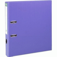 Exacompta Lot de 10 Classeur à levier Prem'Touch A4+, dos 50mm, rembordé polypro, coloris violine - 3130630531579_0