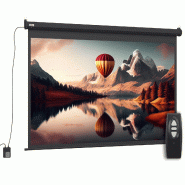 Helloshop26 - Écran vidéoprojecteur motorisé mural 171 x 130 cm commande à distance installation murale moderne épuré en plastique 21_0000002 - Helloshop26 - Écran vidéoprojecteur motorisé mural 171 x 130 cm commande à distance installation murale moderne épuré en plastique 21_0000002 -