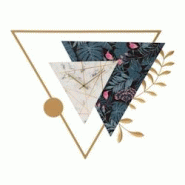 Horloge en métal Triangle 75 x 4.5 x 59 cm Mauro Ferretti - multicolore 0647930000 Horloge en métal Triangle 75 x 4.5 x 59 cm Mauro Ferretti - multicolore 0647930000