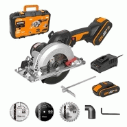 WORX 18V(20V MAX) 120 MM SCIE CIRCULAIRE SANS FIL WX531.1, POWERSHARE, WORX 18V(20V MAX) 120 MM SCIE CIRCULAIRE SANS FIL WX531.1, POWERSHARE,