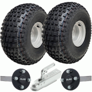 22x11.00-8 Knobby ATV Quad Trailer Kit Wheels ALKO Axles Hitch Capacity 310kgs 22x11.00-8 Knobby ATV Quad Trailer Kit Wheels ALKO Axles Hitch Capacity 310kgs