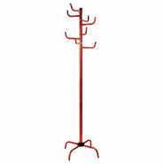 Aranaz MEUBLES - Porte-manteau en métal rouge en forme d'arbre - 5127