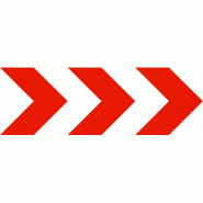 Balisage temporaire K8-3 - Position d'une déviation ou d'un rétrécissement temporaire de chaussée Balisage temporaire K8-3 - Position d'une déviation ou d'un rétrécissement temporaire de chaussée