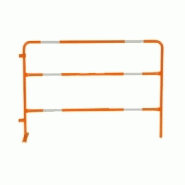 Barrière de chantier orange standard